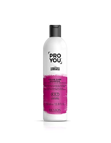 Revlon Professional ProYou Champú Cuidado del Color para Cabello Teñido, Prolonga la Calidad del Color y Mejora el Brillo, 350 ml, Gama Color The Keeper