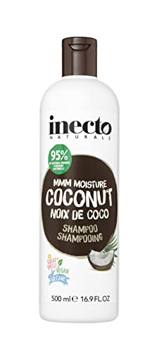 INECTO NATURALS - Champú de Coco hidratante con aceite puro de coco orgánico