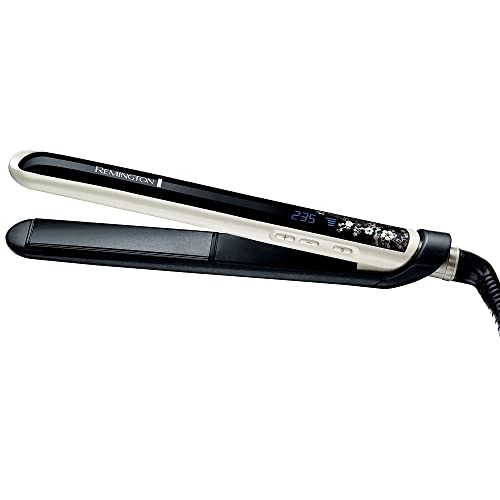 Remington Plancha de Pelo Pearl, Blanco y Negro, Tamaño Grande - S9500