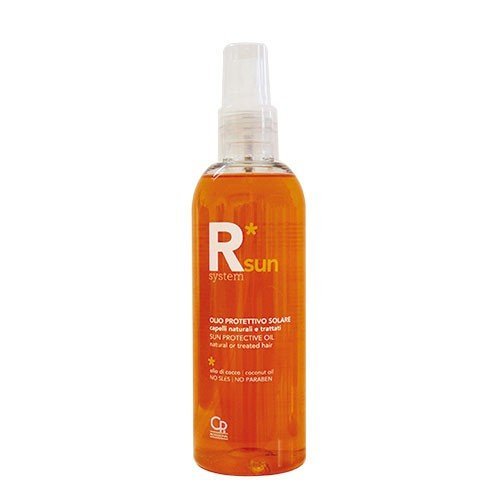 R*System Sun - Aceite Protector Solar Profesional - Protección Solar para el Cabello Natural o Teñido - Preserva la Reconstrucción y los Tratamientos de Color de los Daños Causados por el Sol -...