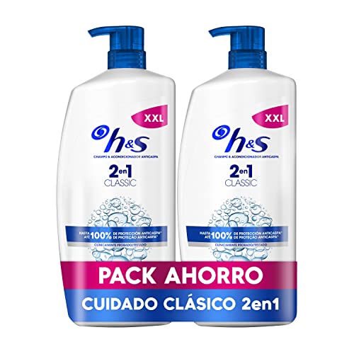 H&S 2in1 Champu y Acondicionador Anticaspa - Para todo tipo de pelo - 2x1000 ml