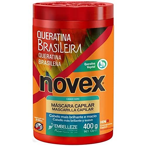 Novex Queratina Brasileña, Mascarilla Capilar - 400 gr.