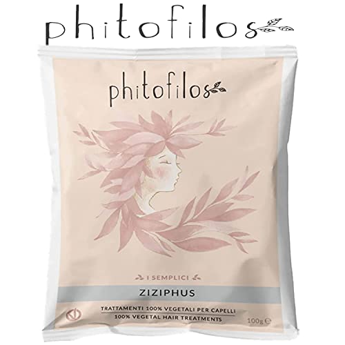 PHITOFILOS Polvo Puro de Ziziphus - Volumen y brillo para el cabello fino y quebradizo - Fortalece - Rico en minerales