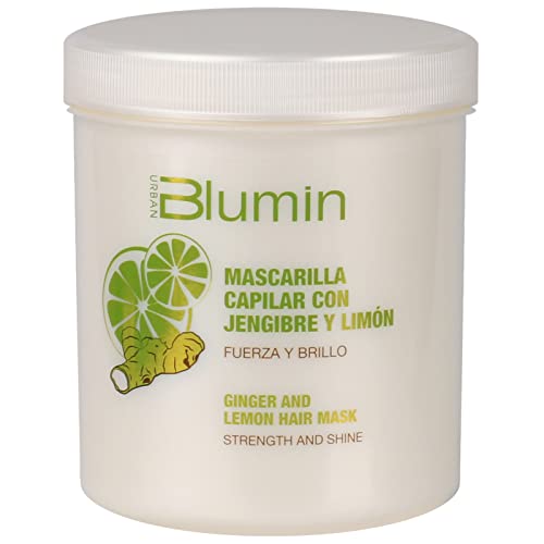 Blumin Mascarilla para el cabello de Jengibre y Limón, aporta Fuerza y Brillo, 700 ml