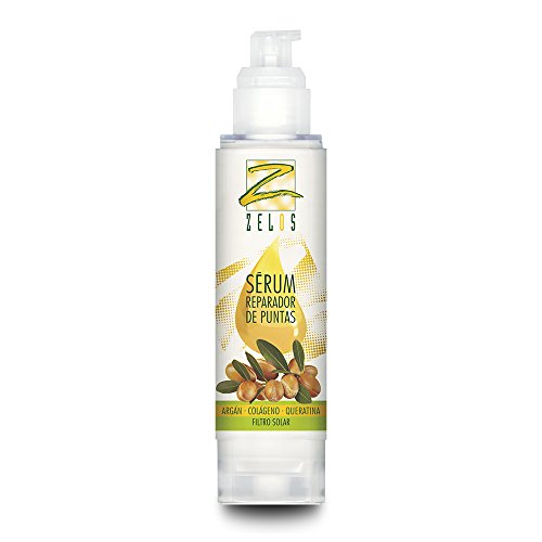 Tratamiento Reparador de Puntas Abiertas - 100 ml - Sérum Con Colágeno, Queratina y Aceite de Argán - Nutritivo - Protector Térmico - Todo Tipo de Cabello - Sin Aclarado - Producto Profesional -...