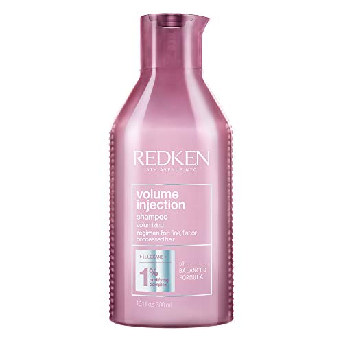 Redken | Champú Densificador para Caballo con Falta de Volumen, Volume Injection, 300 ml