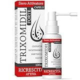 FORTE SUERO CABELLO EXTRA 100ml - Para crecimiento cabello - suero capilar para el pelo fino, delgado o quebradizo - Para caida pelo mujer y hombre - Crece pelo Poderoso