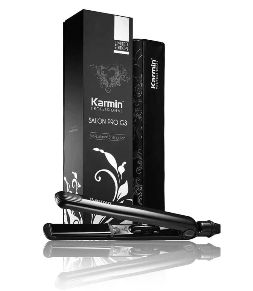 Karmin G3 Salon Pro, Plancha de Pelo Profesional, Negro